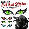 Realistic Reflective Evil Eye Sticker Universal Cool Car Stickers  for Cars,Motorcycles,Helmet Etc