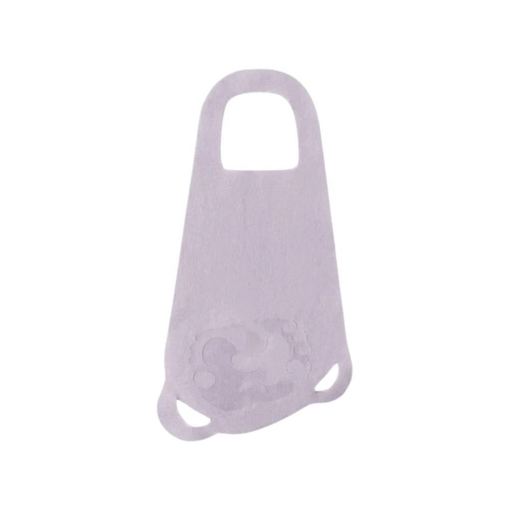 Silicone Non-slip Low-cut Liners Socks Breathable Suspender Half-Palm Socks Wooden Clogs фиолетовый