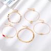Ladies Bohemian Retro Beach Anklet 5 In 1