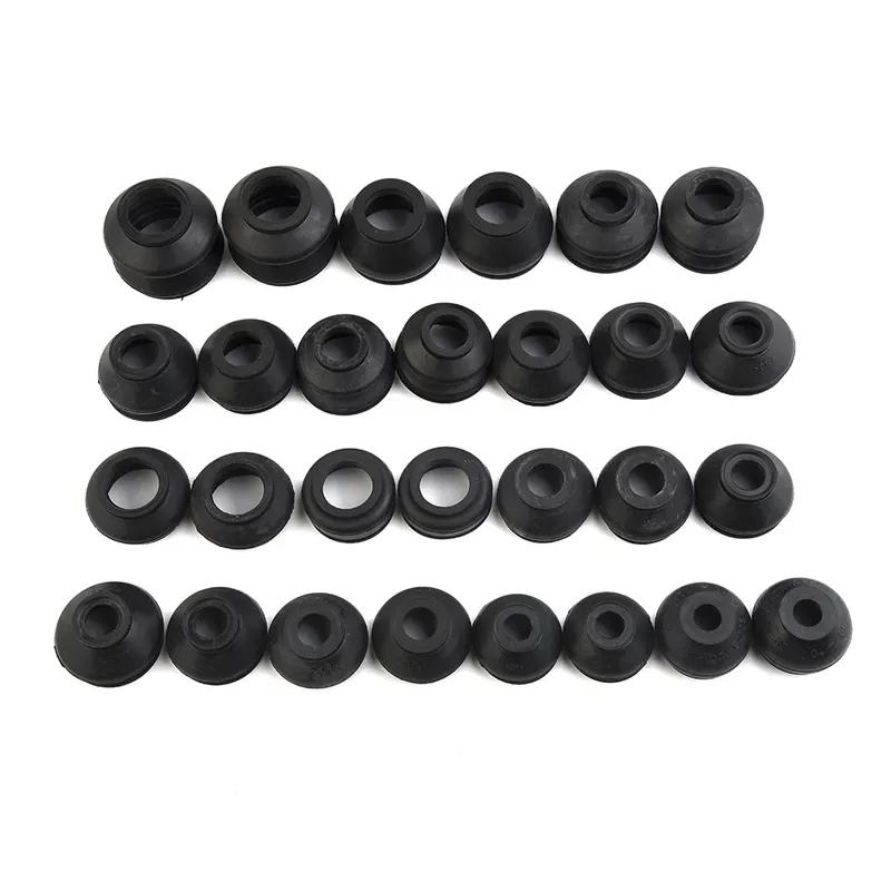 Bouchon Cache-poussière 28 pièces Accessoires Fixation Véhicule Rotule Cache-poussière Équipement Remplacement Caoutchouc Direction Suspension