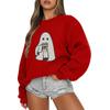 Frauen Herbst Winter Tops Damen Langarm Sweatshirt Casual Crewneck Loose Fit Pollover Fleece Tops