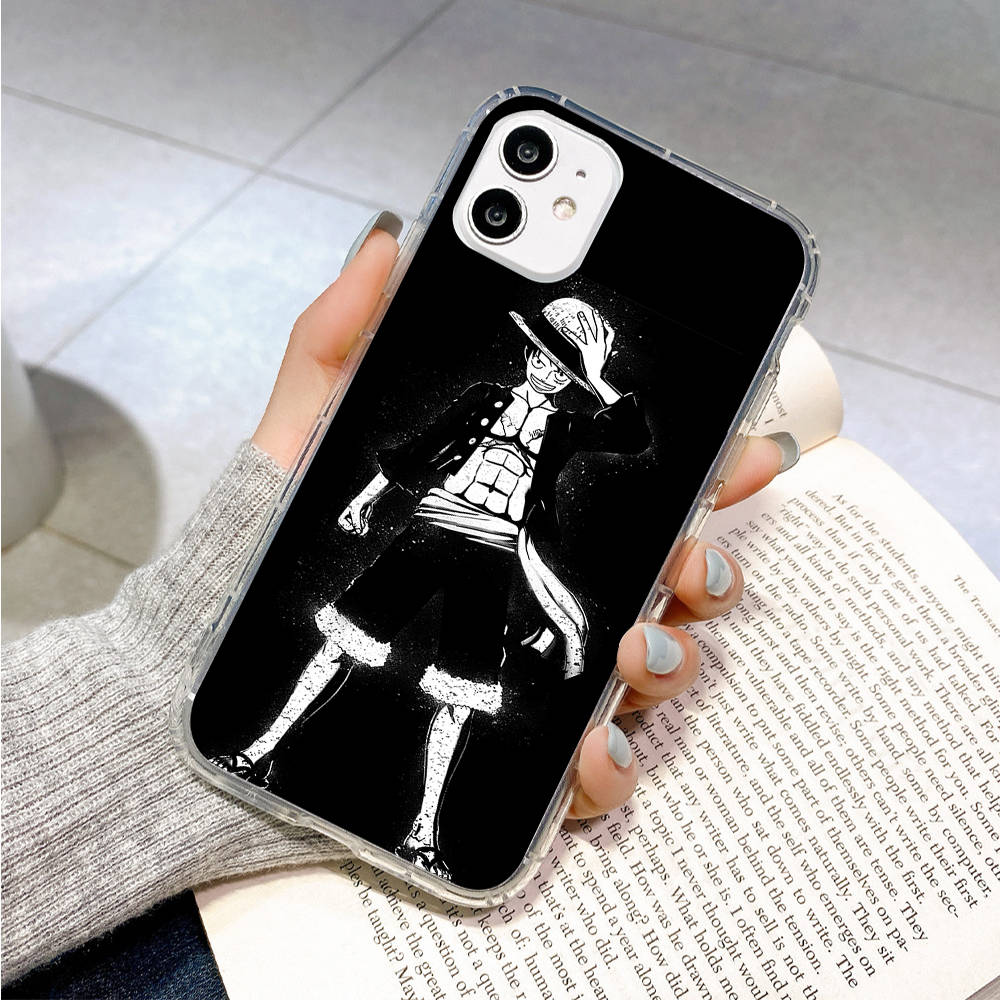 Case for Samsung A04 A14 A23 A34 A54 M23 M33 M52 M53 Realme 10 9 C30S C35 C55 VIVO Y02S Y21 Y51 X80 Pro Transparent Cover WI63 One Piece Luffy