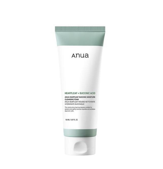 Anua Heartleaf Succinic Moisture Cleansing Foam 150mL