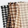100% Wool Houndstooth Scarf Women Men Winter Warm Long Shawl Chic Elegant Wrap