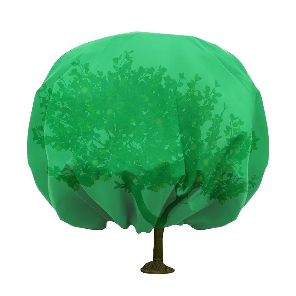 Drawstring Closure Tree Freeze Protection Round Shape Frost Blanket  Outdoor Use