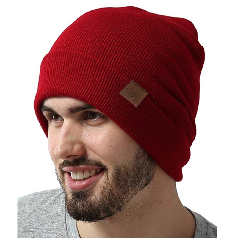 1 Pcs Unisex Beanie Hat Casual Beanie For Men & Women Warm Soft Knitted Hat Stylish Plain Daily Winter Hat