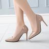 2026 Spring Super High 10cm Stiletto Heels Pumps Women Shoes Pointed Toe Florescence Patent Leather Office Thin Heel