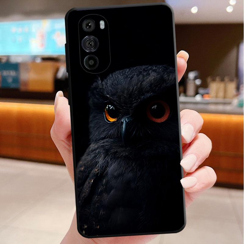 Phone Case For Motorola Edge 50 40 Pro 60 50 40 30 Ultra Neo Fusion Moto G Play G Stylus G Power G Owls Animal