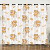 Curtain Cartoon Animal Dog Digital Printing Bedroom Blackout Curtain Punching