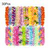 Hawaiian Leis Bulk Colorful Faux Flower Necklace Leis Tropical Theme Party Favors for Adults Hawaii Summer Beach Luau Party Birthday Party Supplies
