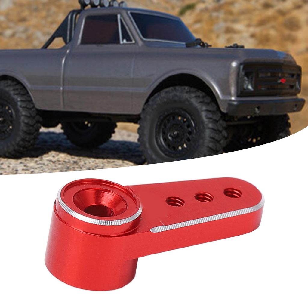 RC Servo Arm Metal 15T Accurate Stable Performance Steering Arm with Screws for   SCX24 1Celsius24 Remote Control Car