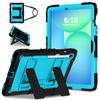Shockproof Stand Tablet Cases for 10.9" Samsung Galaxy Tab S10 Lite/S9 FE/S10 FE 5G Case S10lite Cover Coque Silicone+PC Shell