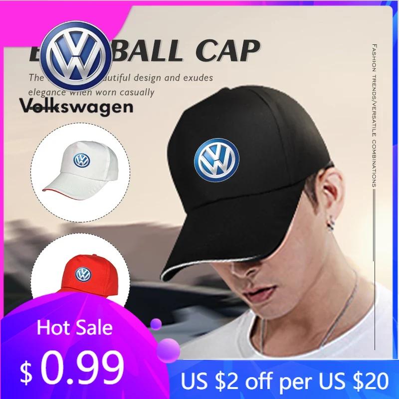 2026 Hot For Volkswagen VW Fashion Car Baseball Cap Man Racing Logo Motorcycle Sport Hat For Volkswagen VW Passat Golf 4 5 6 Tig