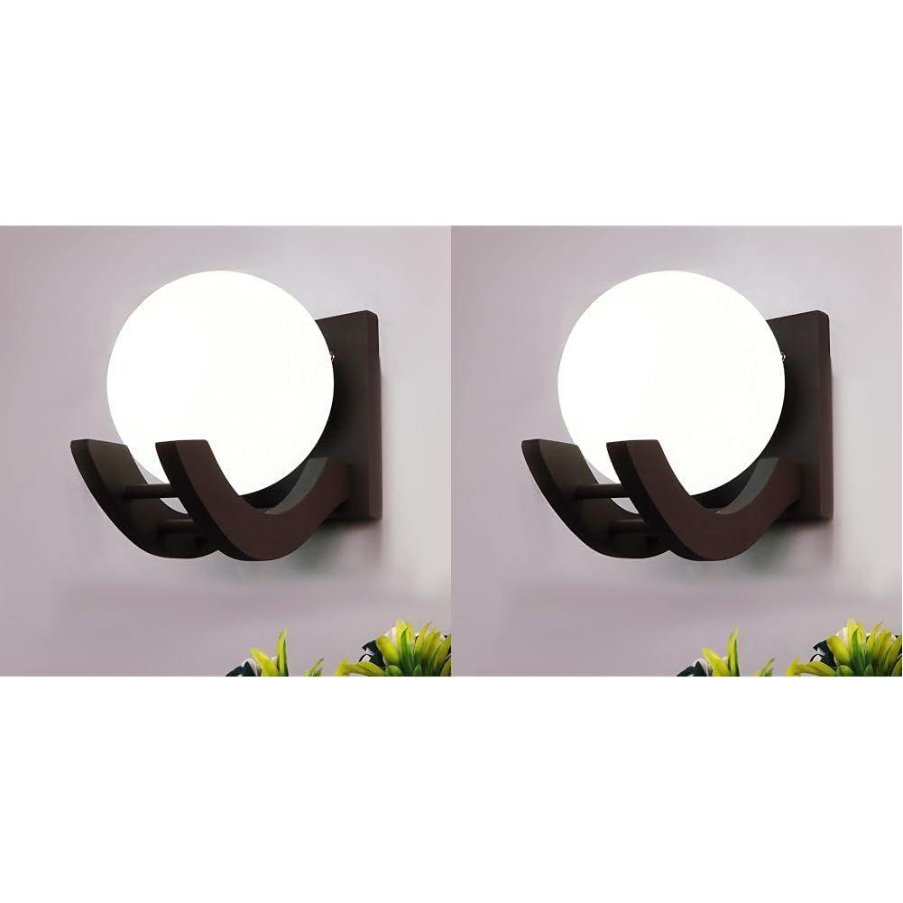 

Настенный светильник Zedo, Декор для стен, Подвесной деревянный светильник/лампа, Декоративный дом, Гостиная, Внутреннее/наружное освещение (Упаковка из 2 шт.)