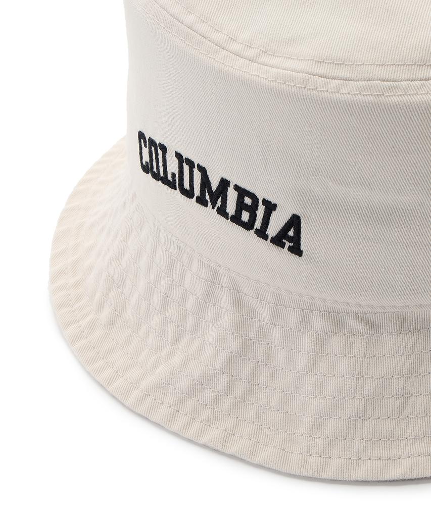 COLUMBIA UNIVERSITY Chapeau seau logo Cu Arch Crème