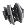 VINGTAINE Voluminous Satin Ribbon Hair Hair Hair Clip, Elegant, Daily, Office, Clip, Accessory, Gray, H-1004-GY-