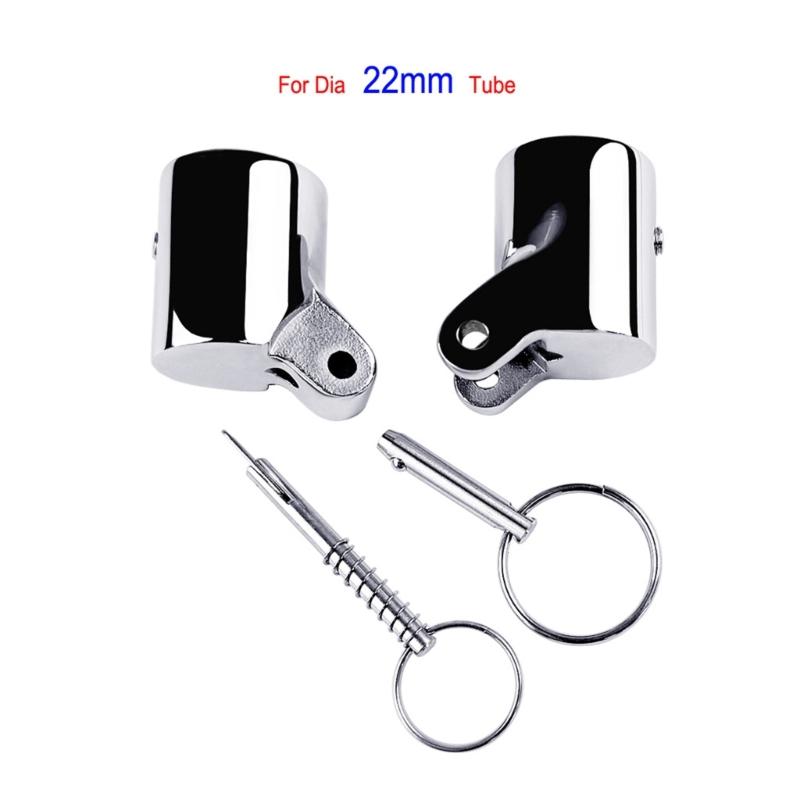 Easy To Install Steel Tube Connector Marine Hardware Fitting Upgrades for Foldable  Awnings Bimini Top  & Marine Equipment