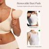 Sports Bras for Women Wireless Soft Workout Bra Full Coverage Push Up