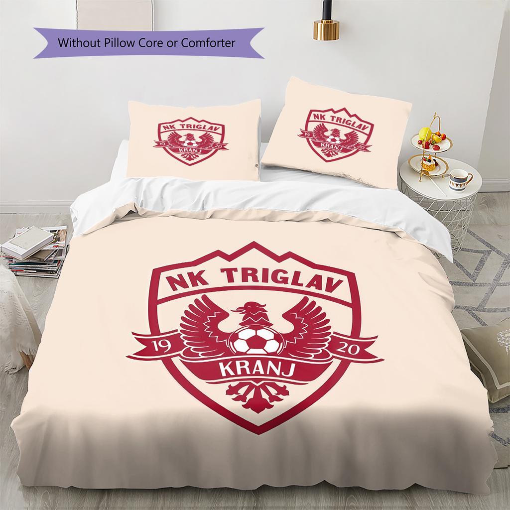 NK Triglav Kranj Pattern Bedding Quilt Set Home Decoration Gift (1 * duvet cover + 2 * pillowcase without core).xwn