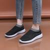 Atmungsaktive Flyknit Leichte Freizeitsport-Schuhe für Damen, Runde Zehenpartie, Modisch, Große Größe 43