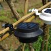 Solar Fence Lights Outdoor Solar Powered Lamps Waterproof LED Gutter Lights for Yard Garden Pathway Lighting Scene Night View