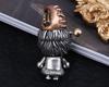 Wudou Doll Sterling Silver Goofy Old Man Christmas Pendant Necklace