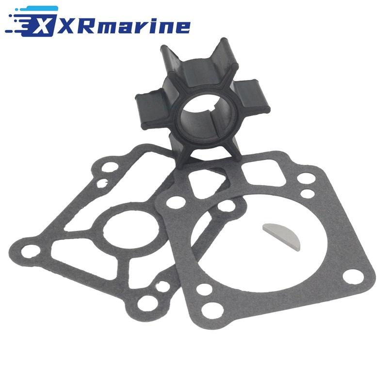 

Water Pump Impeller Kit For Tohatsu Nissan Marine Engine 25 30 35 40 HP 2 Stroke 345-65021 чёрный