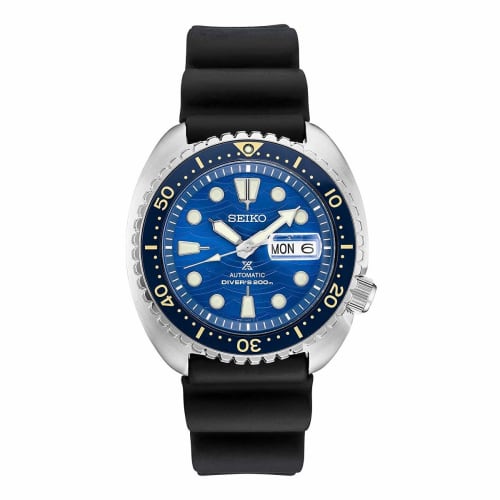 

SEIKO Men s Seiko SRPE07 Prospex Watch, 45mm Stainless Steel, Black Diver