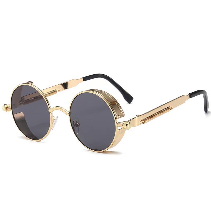 Retro Punk Cross-Mirror Sunglasses: Stylish Hip-Hop Eyewear for Men and Women