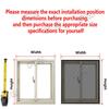 DTGJ Magnetic Screen Windows Mosquito Net Customized size white Invisible Fiberglass Mesh Air Tulle Anti insect fly Curtains