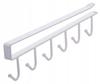Clothes Cups Hanger Metal Hooks White