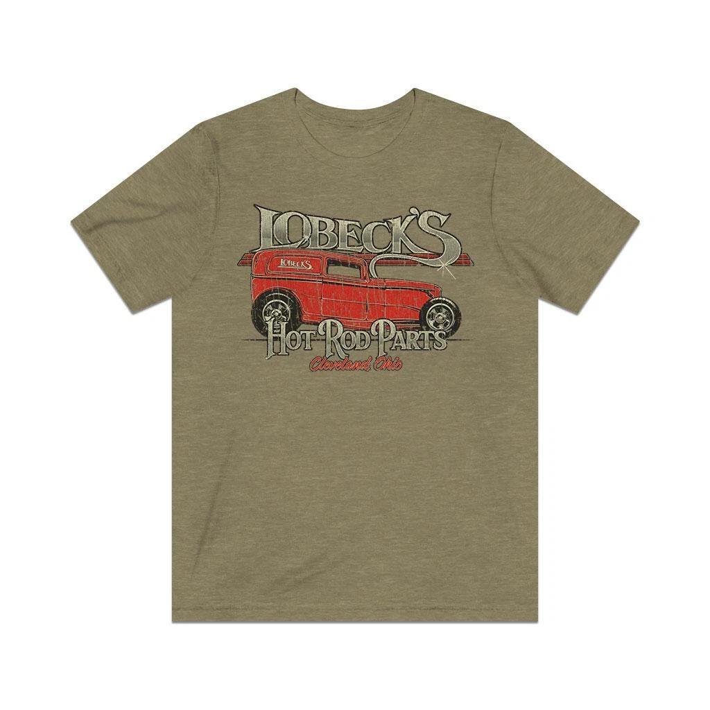 Lobeck s Hot Rod Parts 1973 Vintage Men s T shirt L