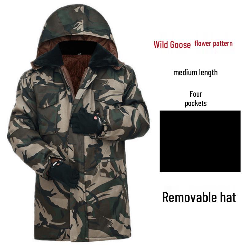 Zhege Zhenhao Camouflage Winter Cotton Work Jacket