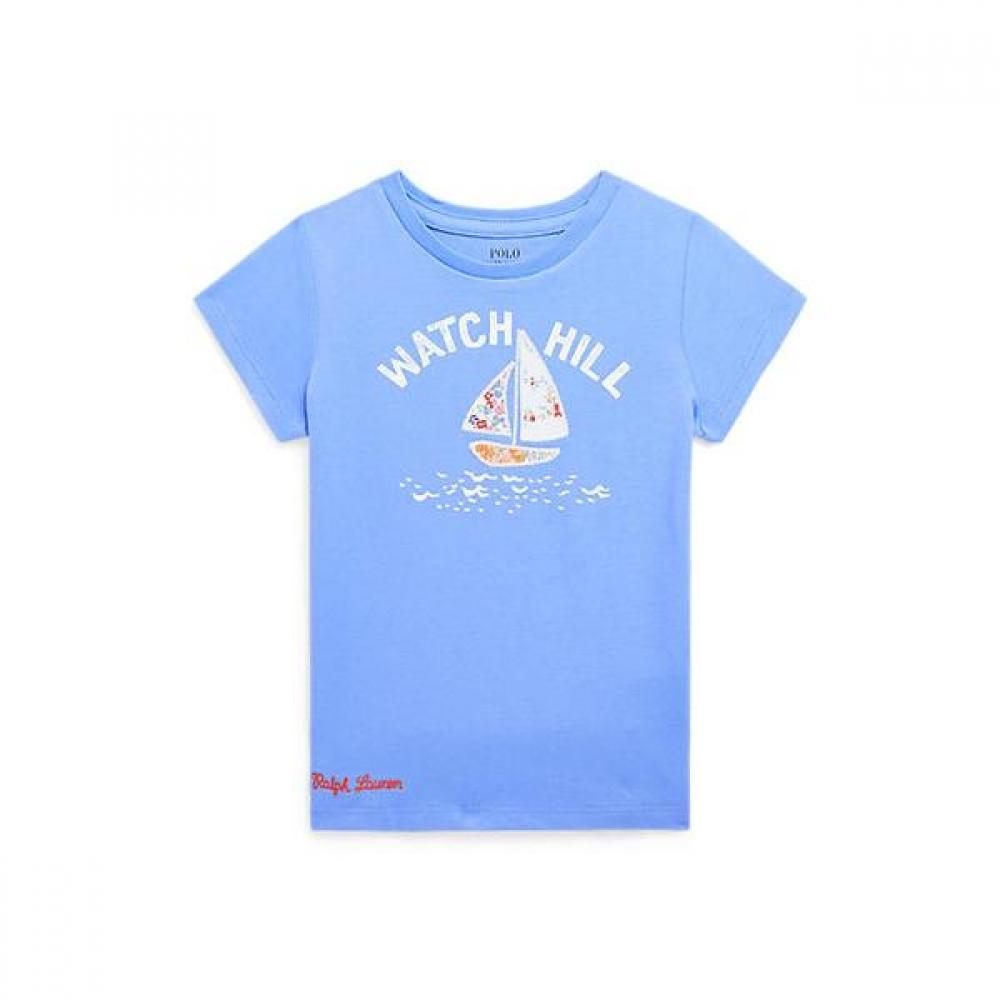 

Polo Kids Girl SailboaT CoTTon Jersey T 2 4 cwpoTsho8020245430 3T