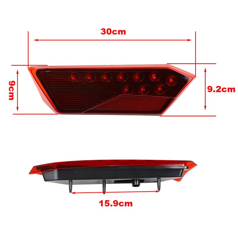 LED Tail Light Rear Brake Lights for Polaris RZR 900 1000 S XP Turbo 2014-2018 Replaces 2412341 & 2412342 ATV UTV Taillight