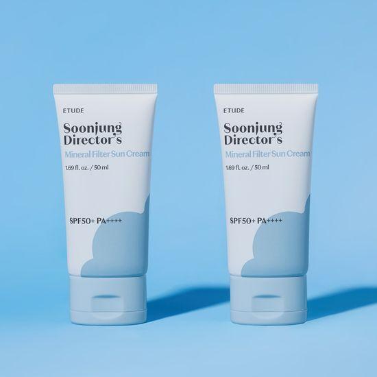 Etude Pure Director Weaponless Sunscreen 50ml 1+1 Promotion (NEW)