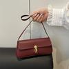 2025 Autumn Beautiful Trend New Retro Solid Color Foreign Style Portable Shoulder Underarm Bag Simple Versatile Bag