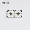 10Pcs 1:12 Dollhouse Furniture Simulation Square Floor Decoration Splicing Wooden Floor Diy Educational Pretend Play Toy