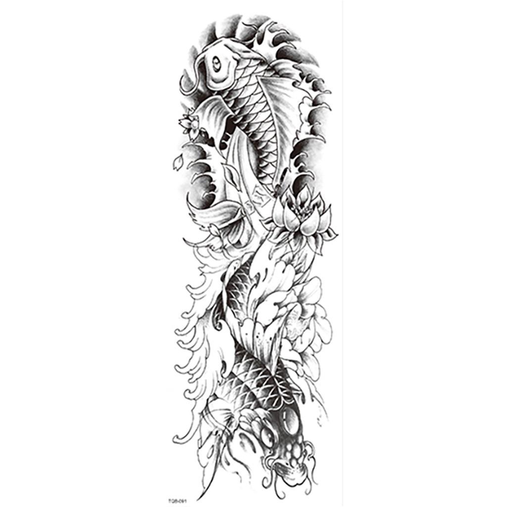 

Различные стили временных наклеек на руку, боди-арт, крутое украшение тела