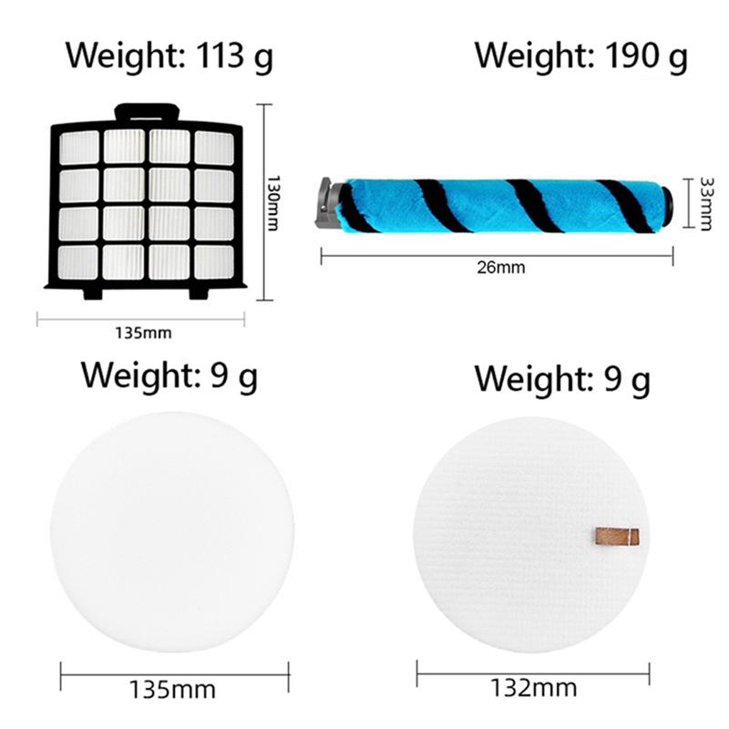 A58Z Replacement Parts For Shark AZ2002 AZ2000 AZ2000W Upright Vacuum Cleaner Filter Elements Rolling Brush Filter Screen