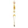 Durable Sun Catcher Faux Agate Plate Sun Catcher Ornament Natural Stone Pendant Decoration Indoor Outdoor Garden Wall Window