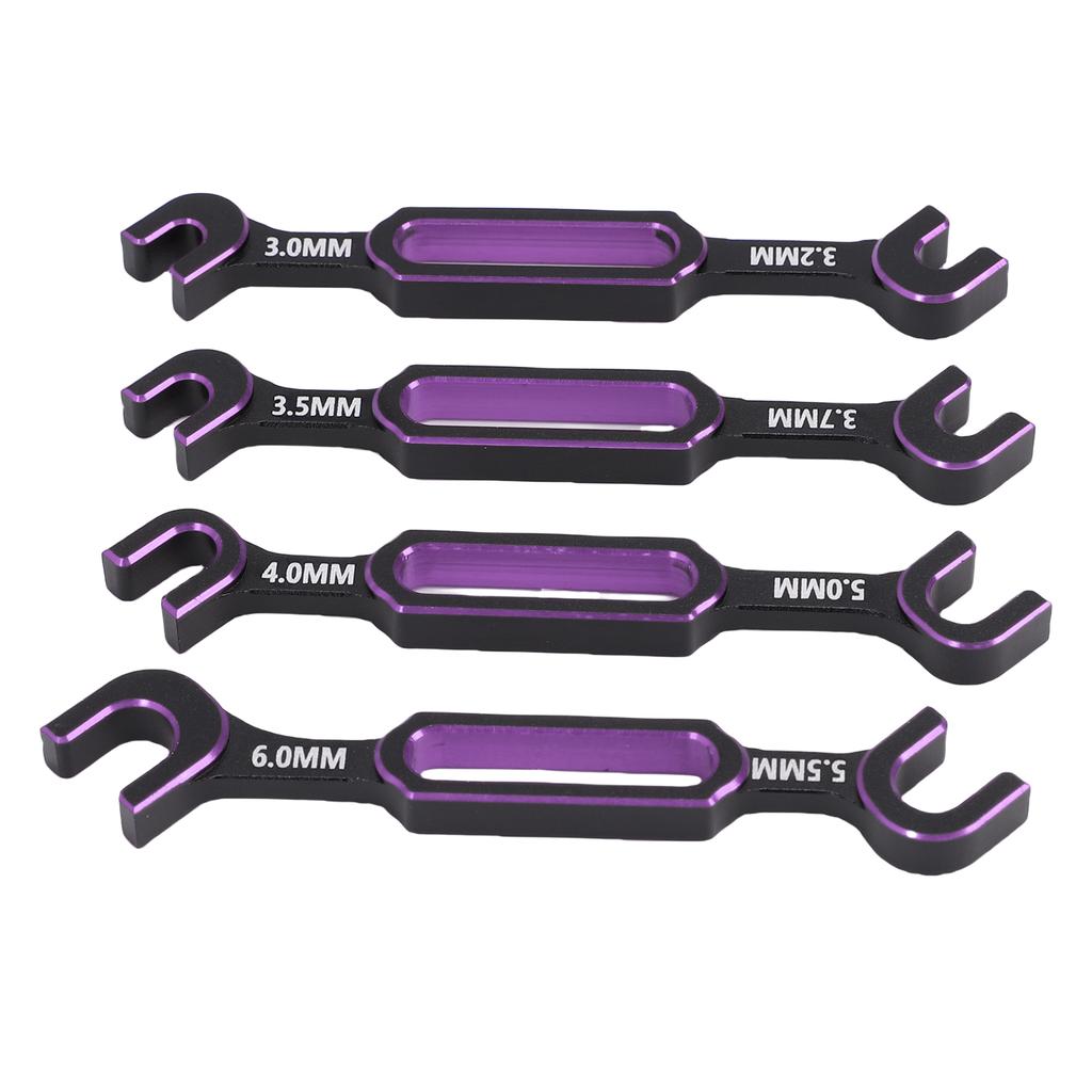 4 Pcs RC Wrench 3.0 3.2 3.5 3.7 4.0 5.0 5.5 6.0mm Turnbuckle Nut   Joint Remover RC   Repair Tool for RC Crawler Car Boat