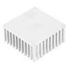 5Pcs Aluminum Aluminum Heatsink Silver/Black Radiator Heat Sink  Printed Circuit Board