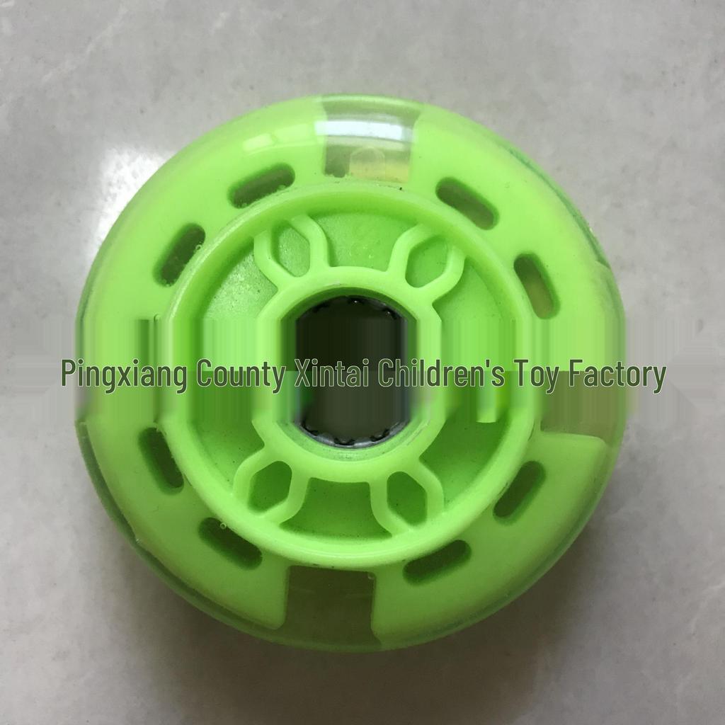 PU Flashing Scooter Wheel for Children's Wiggle Cars - Silent Roller Skating Caster Accessories
