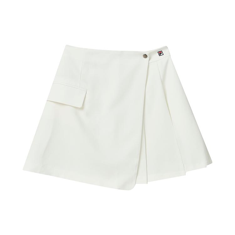 New FILA Casual Short Skirts Women's Cloud White F11W238310F-WT