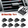 Air Vent Clips Adjust Air Conditioning Vent Black Car Vehicle Plastics