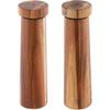 Moulin À Épice - Navaris - Lot De 2 - Bois d'Acacia - Design Scandinave - Réglable