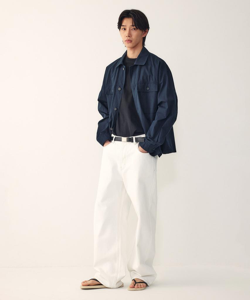STUDIO TOMBOY [Men] Wide Fit Denim Pants_White 9156162101
