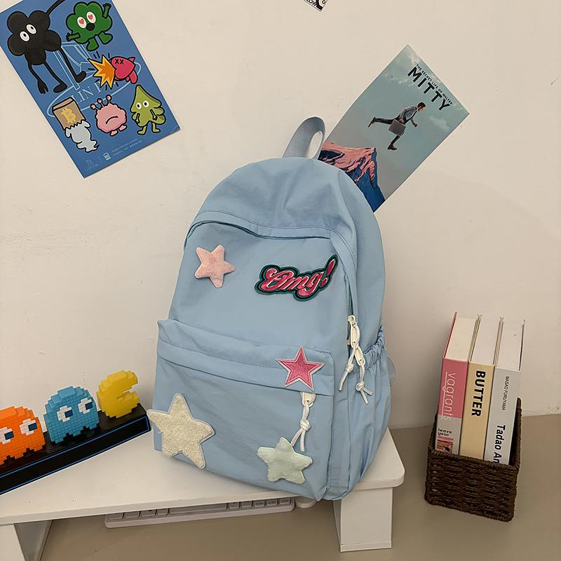 

Children Primary School Students Girls Junior High School Students and High School Students Are Cute and High-value Backpacks. .