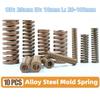 Bruin 10 STuks Zware Belasting Veer Buiten Diameter 12-25 mm Lengte 20-100 mm Druk Compressie Matrijsveer Spiraal Stempelen Rechthoekige Veren